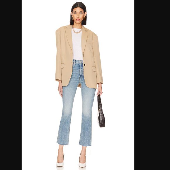 MOTHER The Tripper Flood Fray Jeans (Left in the Dust) Size 30 NWT - Picture 4 of 9